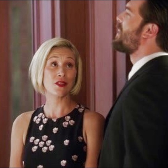 ALC Eva Side Drape Silk Dress - Picture 3 of 7